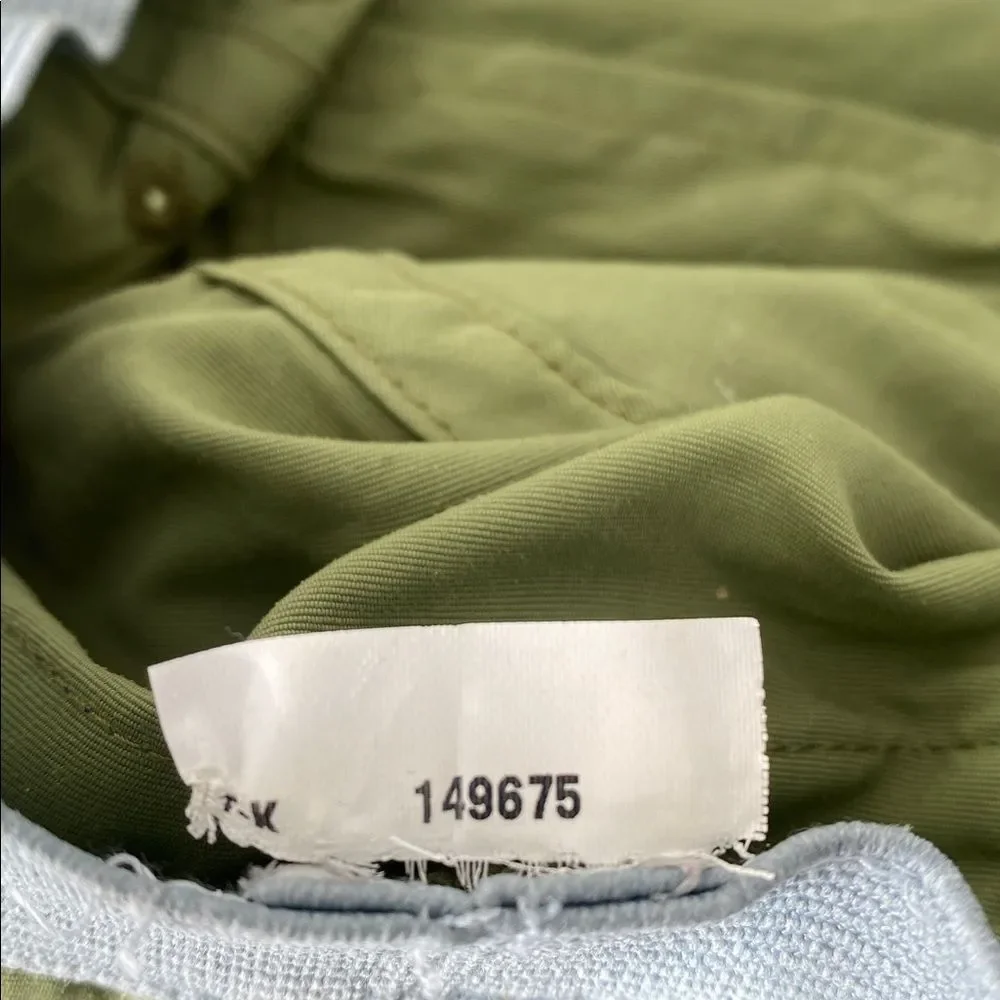 Patagonia Olive Green Bucket Hat with Striped Band - Picture 6 of 7